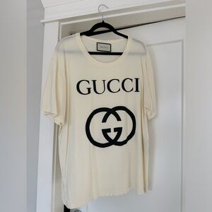 Gucci - Interlocking Logo - T-Shirt - Cream - XL